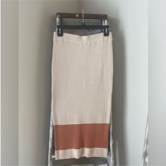 Roxy On My Cloud Stripe Bodycon Midi skirt - Picture 3 of 4